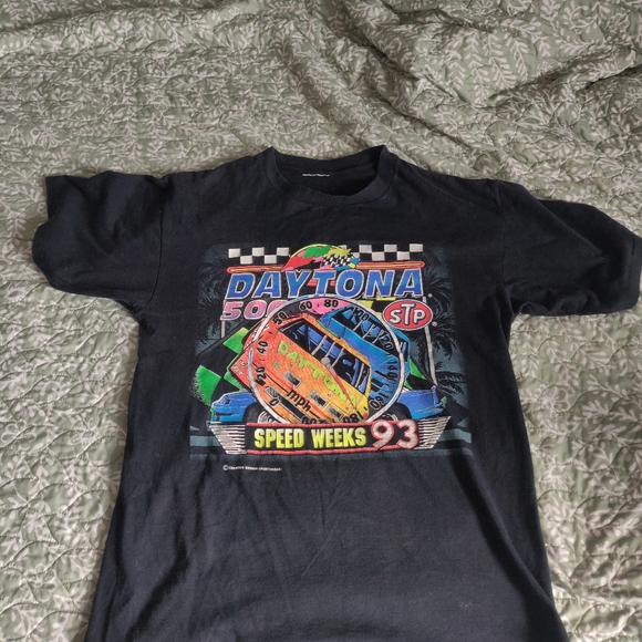 90s Racing Shirt M Daytona Cut Tag - Picture 1 of 2